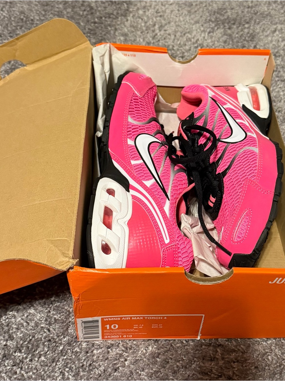 Nike Women’s Pink and Black Athletic Running Shoes